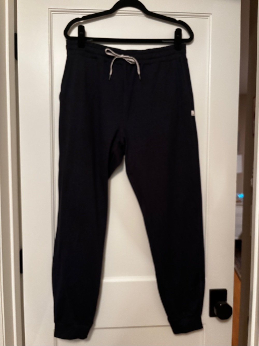 Women’s Vuori Navy Blue Heather Drawstring Jogger Pants - size L